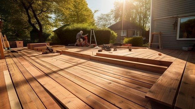 Hardwoods decking